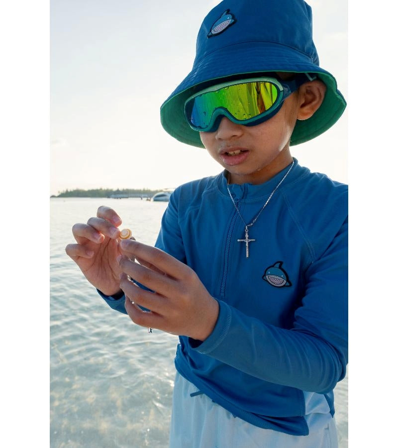 Dinosaur/Shark - Kids Reversible Bucket Hat