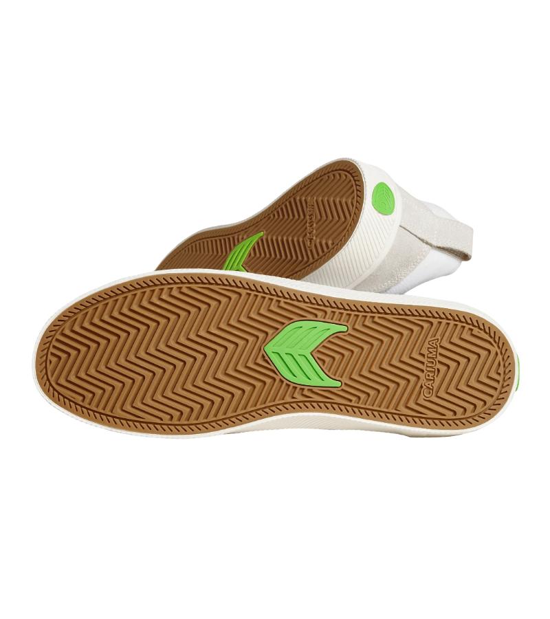 CATIBA PRO Low Off-White Canvas Vintage White Suede Black Logo Sneaker