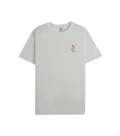 T-Shirt Off-White Floral Skateboard