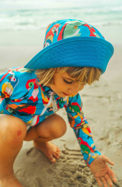 Parrot - Kids Reversible Bucket Hat
