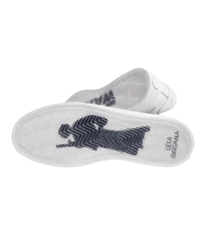 STAR WARS SALVAS White Premium Leather Princess Leia Silver Logo Sneaker