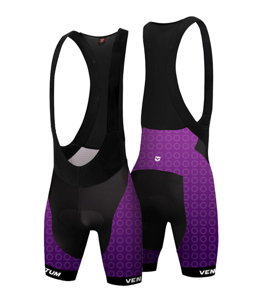 VENTUM Bib Shorts - Purple Cogs Men